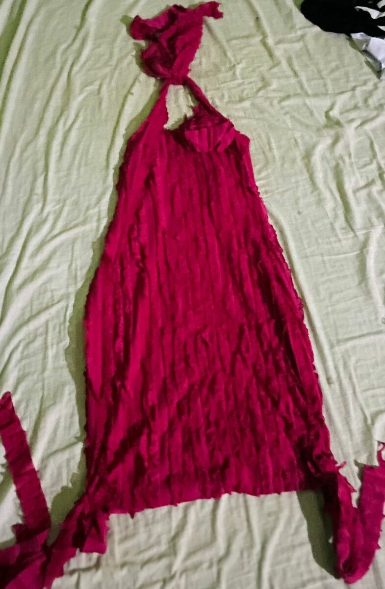 Robe élégante à motif zébré