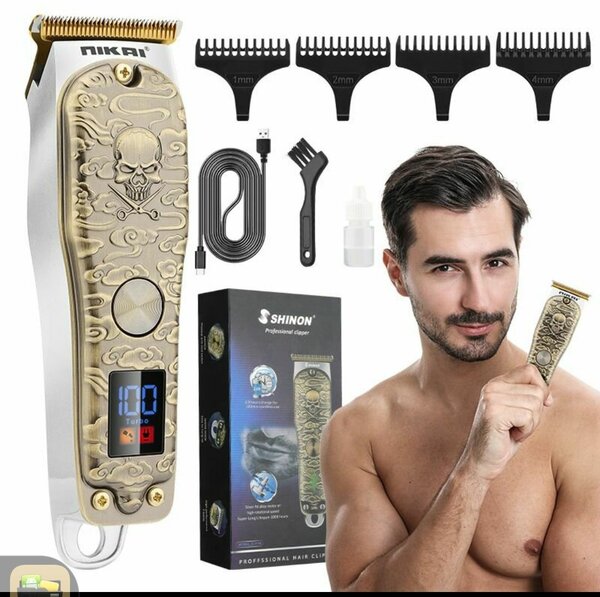 Tondeuse à cheveux professionnelle sans fil