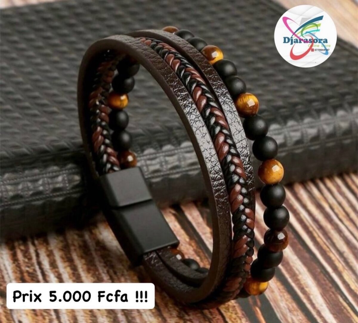 Bracelet cuir véritable