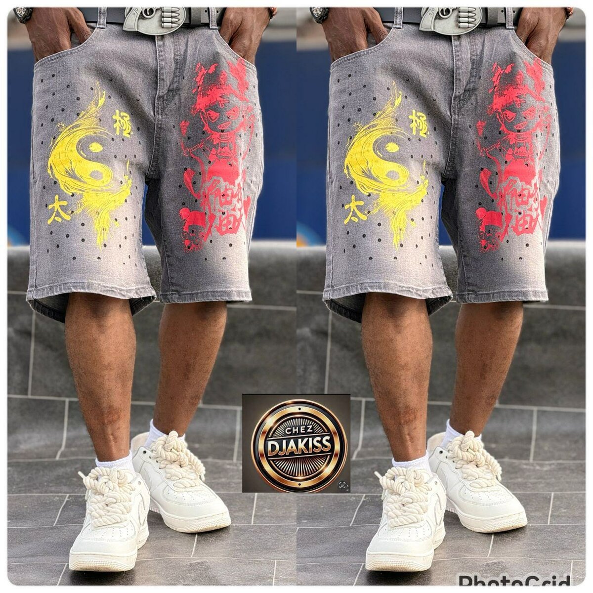 Shorts tendance graffitis