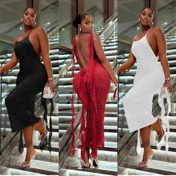 Robe dos nu élégante