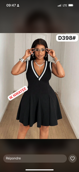 Robe Noire Élégante