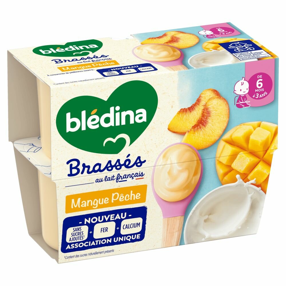 Blédina Brassés Mangue Pêche
