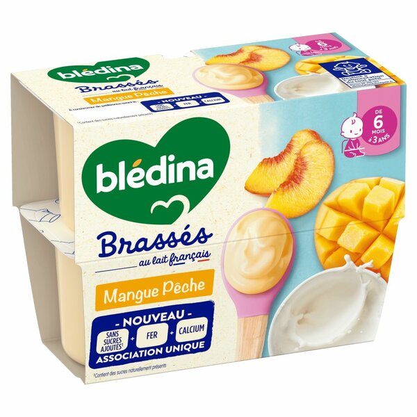 Blédina Brassés Mangue Pêche