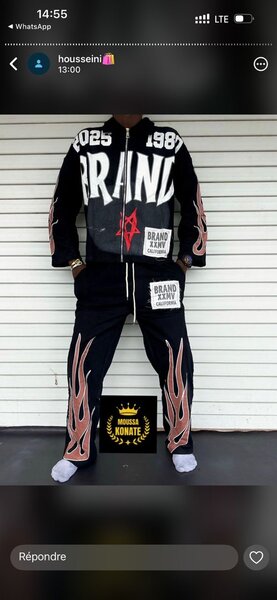 Ensemble Streetwear Unisexe Tendance