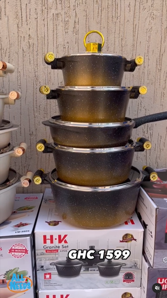 5pcs Diecast Cookware