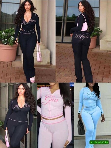 Ensemble de sport femme élégant