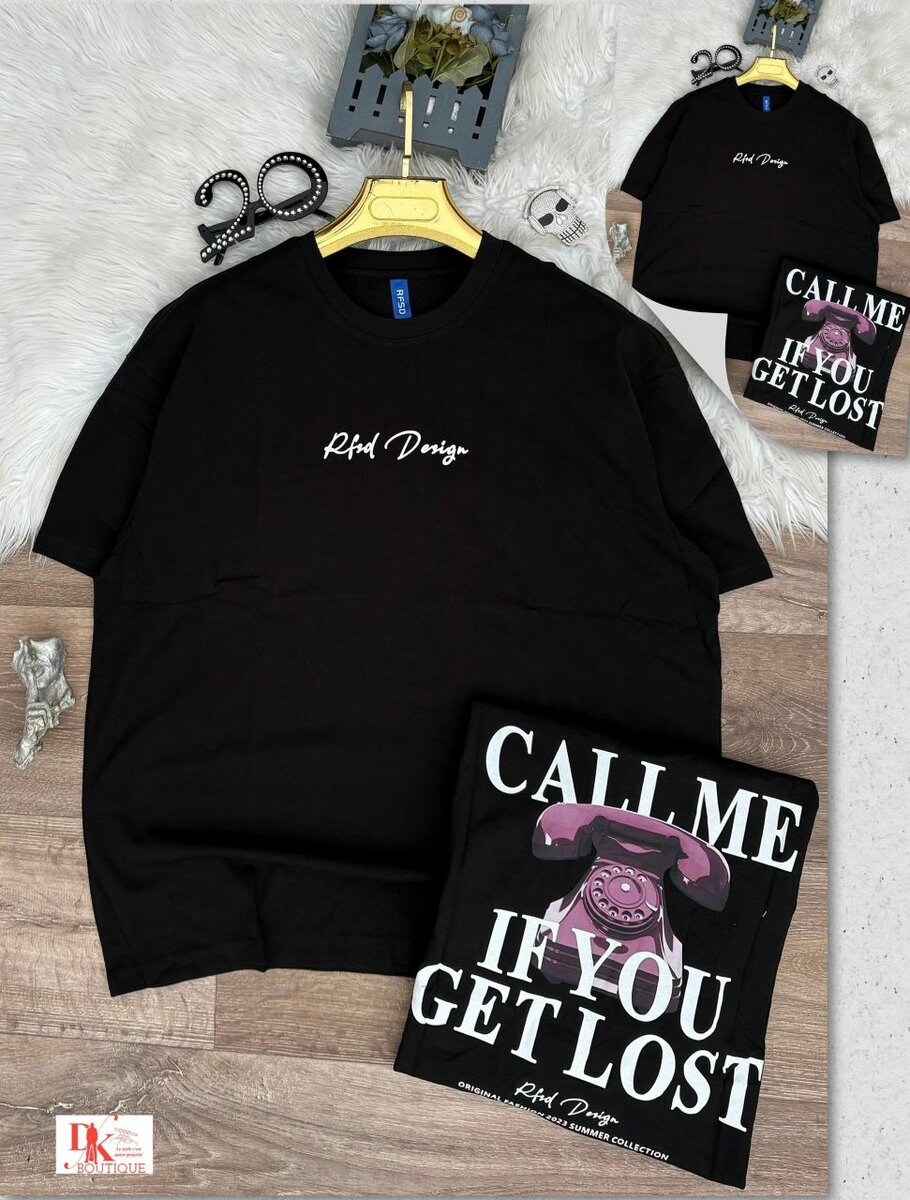 T-shirt noir design unique