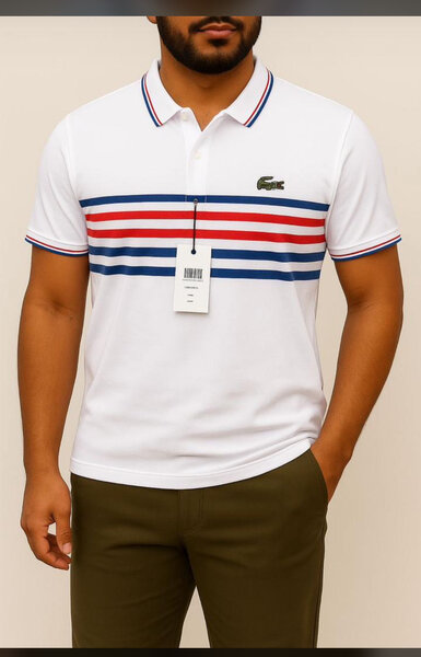 Polo Lacoste rayé