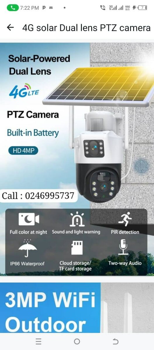 SMART SOLAR CAMERA 4G