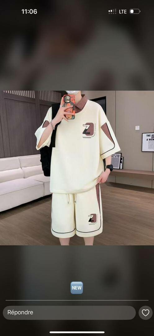 Ensemble décontracté unisexe