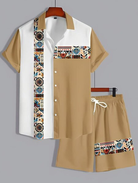 Set de chemises et shorts décontractés