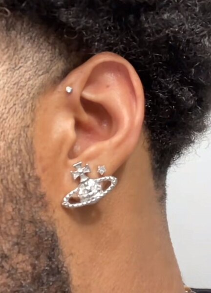 Vivienne West boucle d'oreille