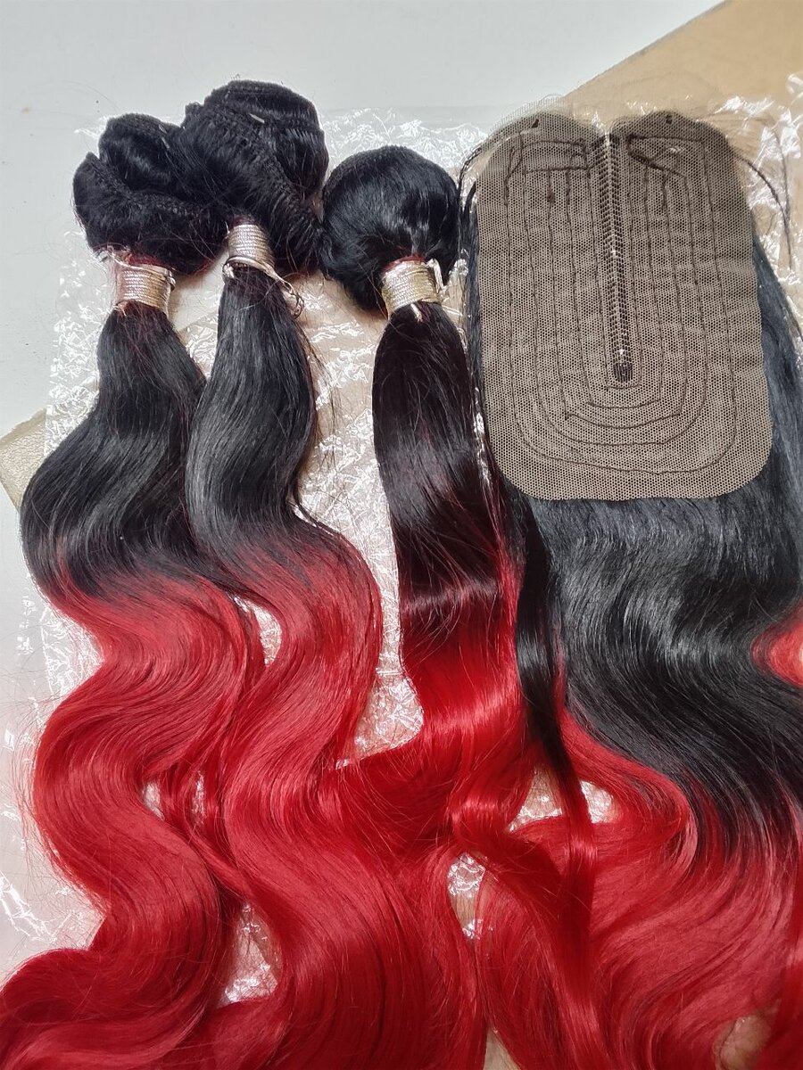 Extensions cheveux bicolores