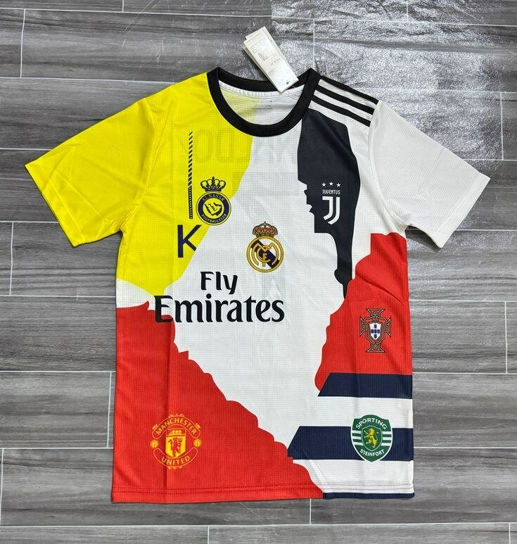 T-shirt football clubs multicolore