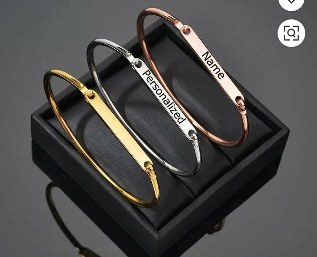 Bracelet personnalisé en acier