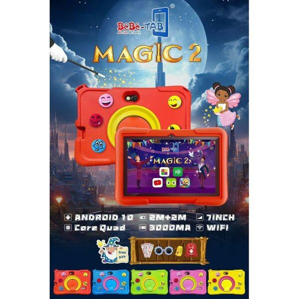 Magic 2 Android Kids Tablet  128GB ROM  4GB RAM  3000mAh
