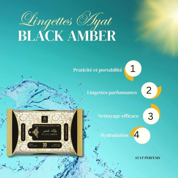 Lingettes Parfumées Amber