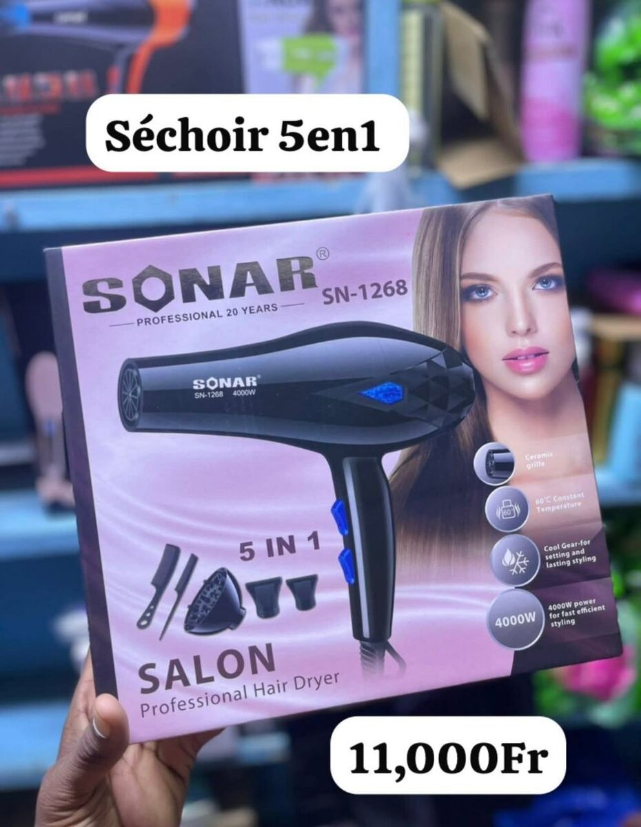 Sèche-cheveux Sonar 5 en 1