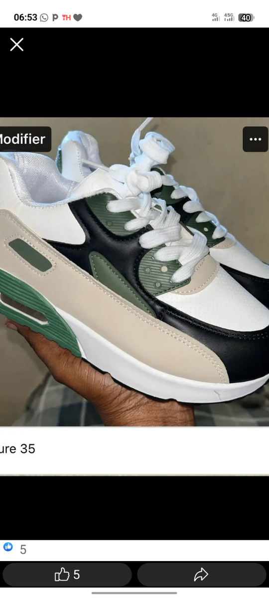 Baskets tendance multicolores