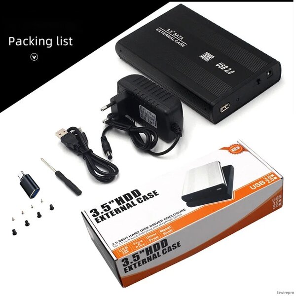 Boîtier Disque Dur Externe 3.5'' USB 3.0