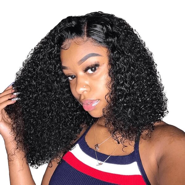 Perruque kinky curly