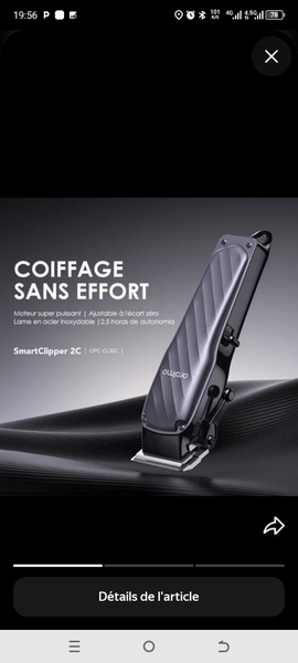 Tondeuse sans fil efficace