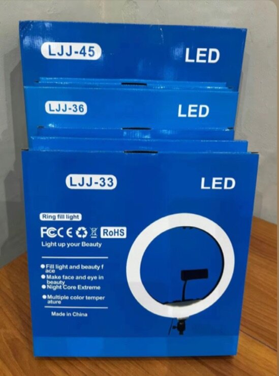 Anneau lumineux LED réglable