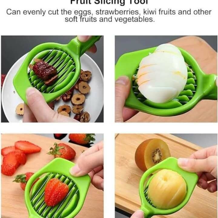 Handheld Multifunction Egg Slicer & Fruit Cutter