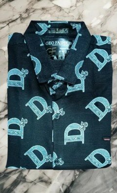 Men's Stylish Printed Full Sleeve Shirt