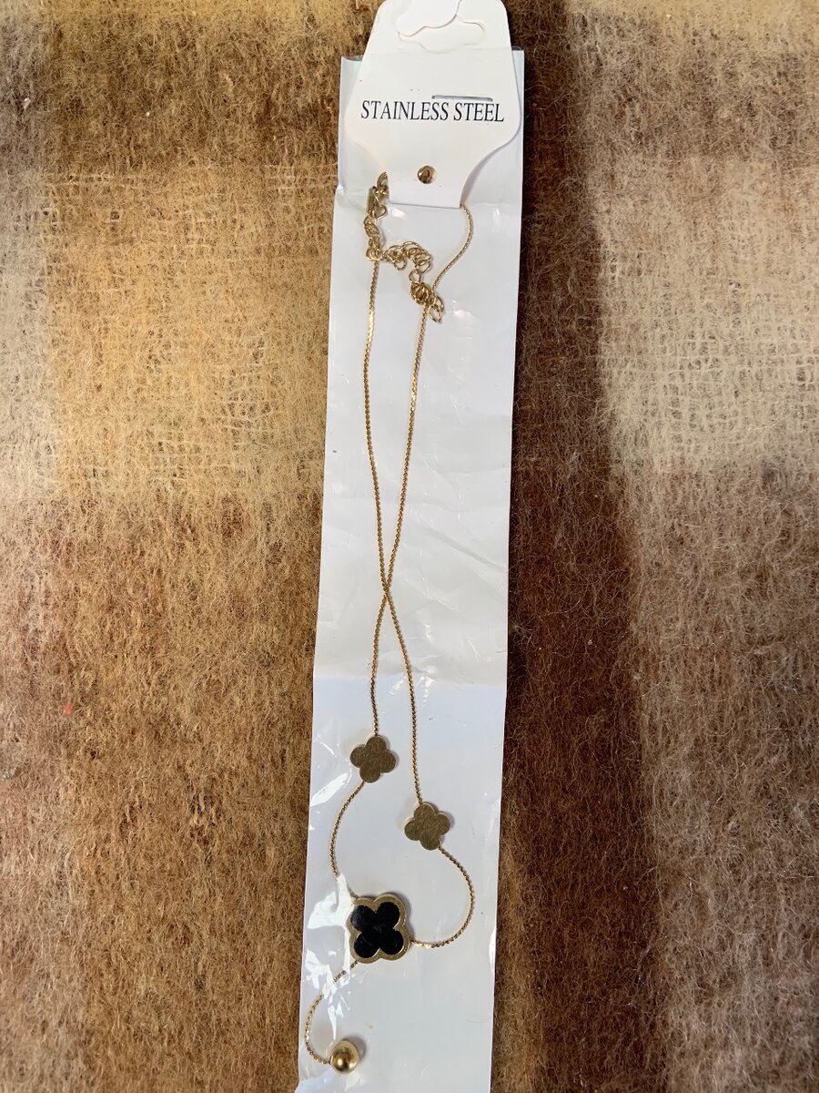 Collier en acier inoxydable élégant