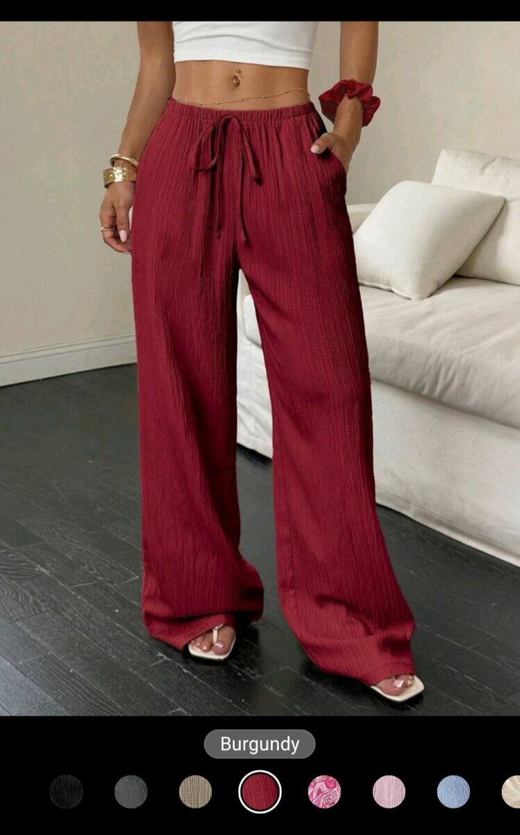 Pantalon large femme élégance