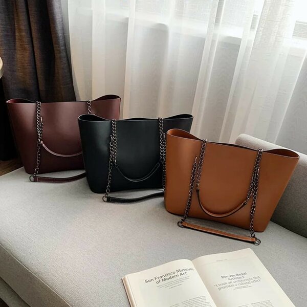 Sac cabas en cuir élégant