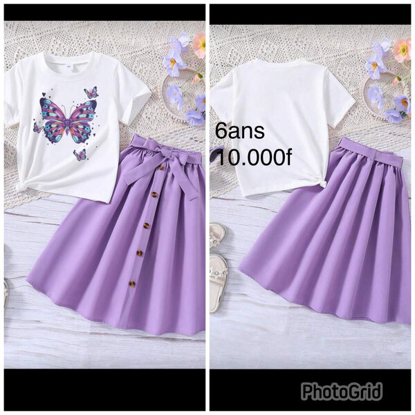 Ensemble enfants été mode