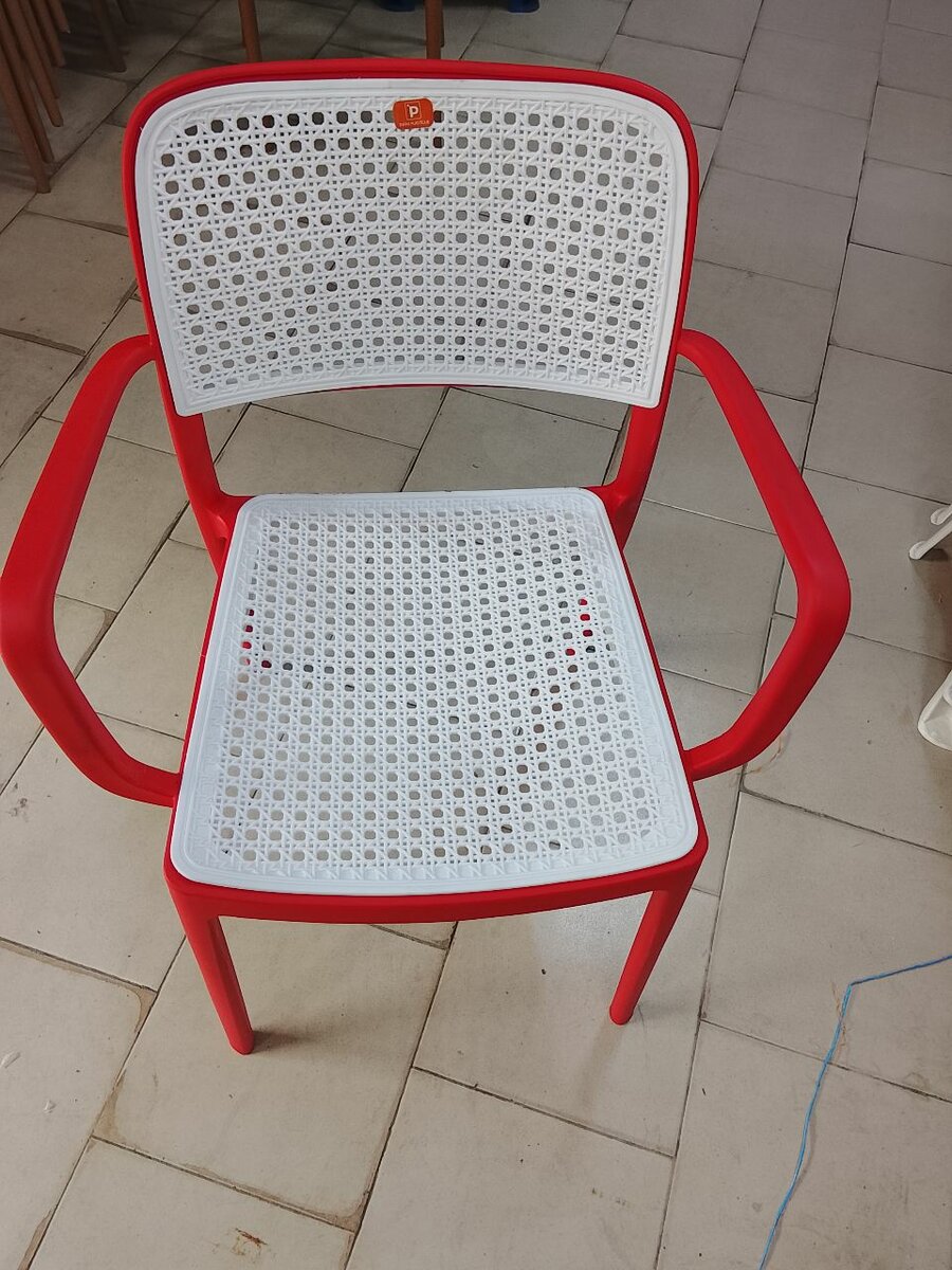 Chaise de Jardin en Plastique Tressé