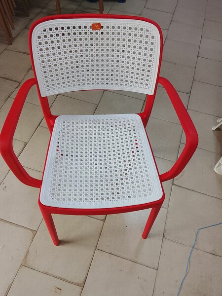 Chaise de Jardin en Plastique Tressé