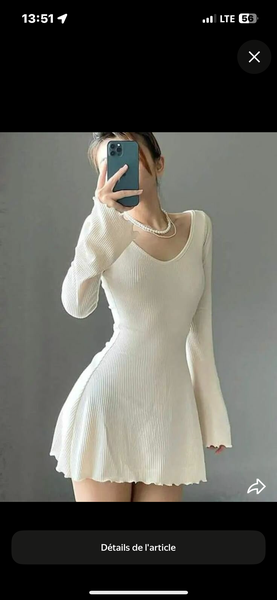 Robe Pull Élégante Femme