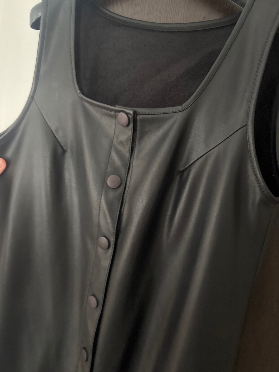 Кожаная платье шито на заказ