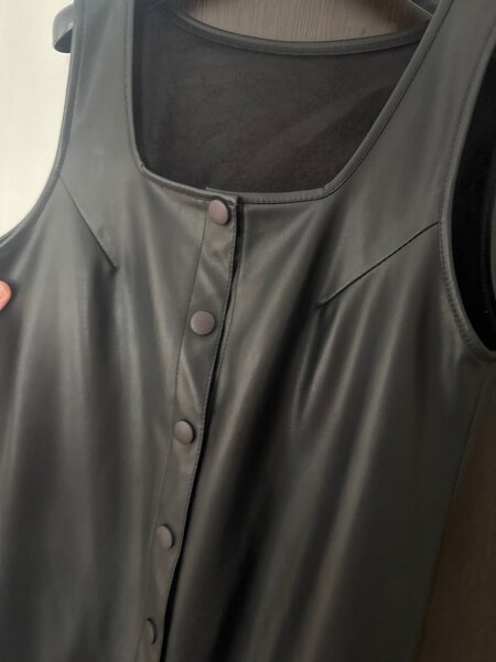 Кожаная платье шито на заказ