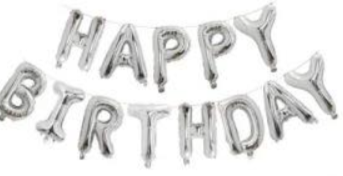 Ballons gonflables Happy birthday disponible 