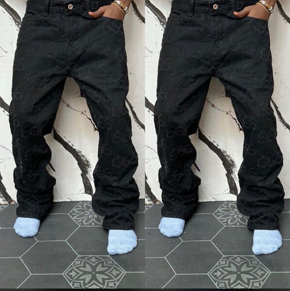 Jeans noirs décontractés