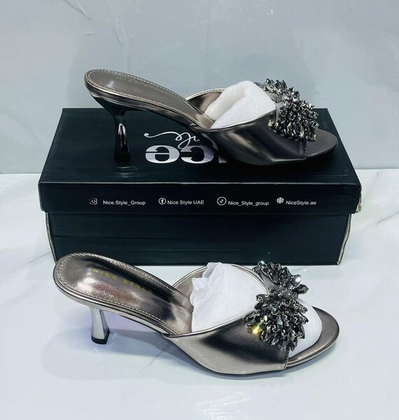 Mules glamour strass femme