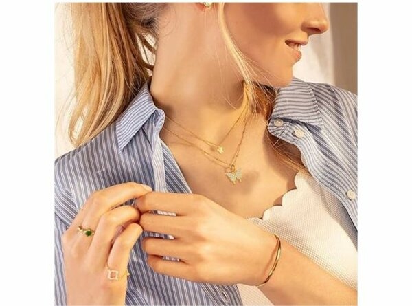 Chaine double papillon