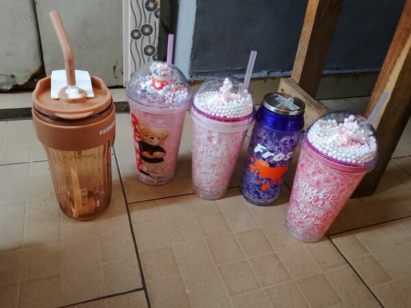 Gobelets à paille réutilisables