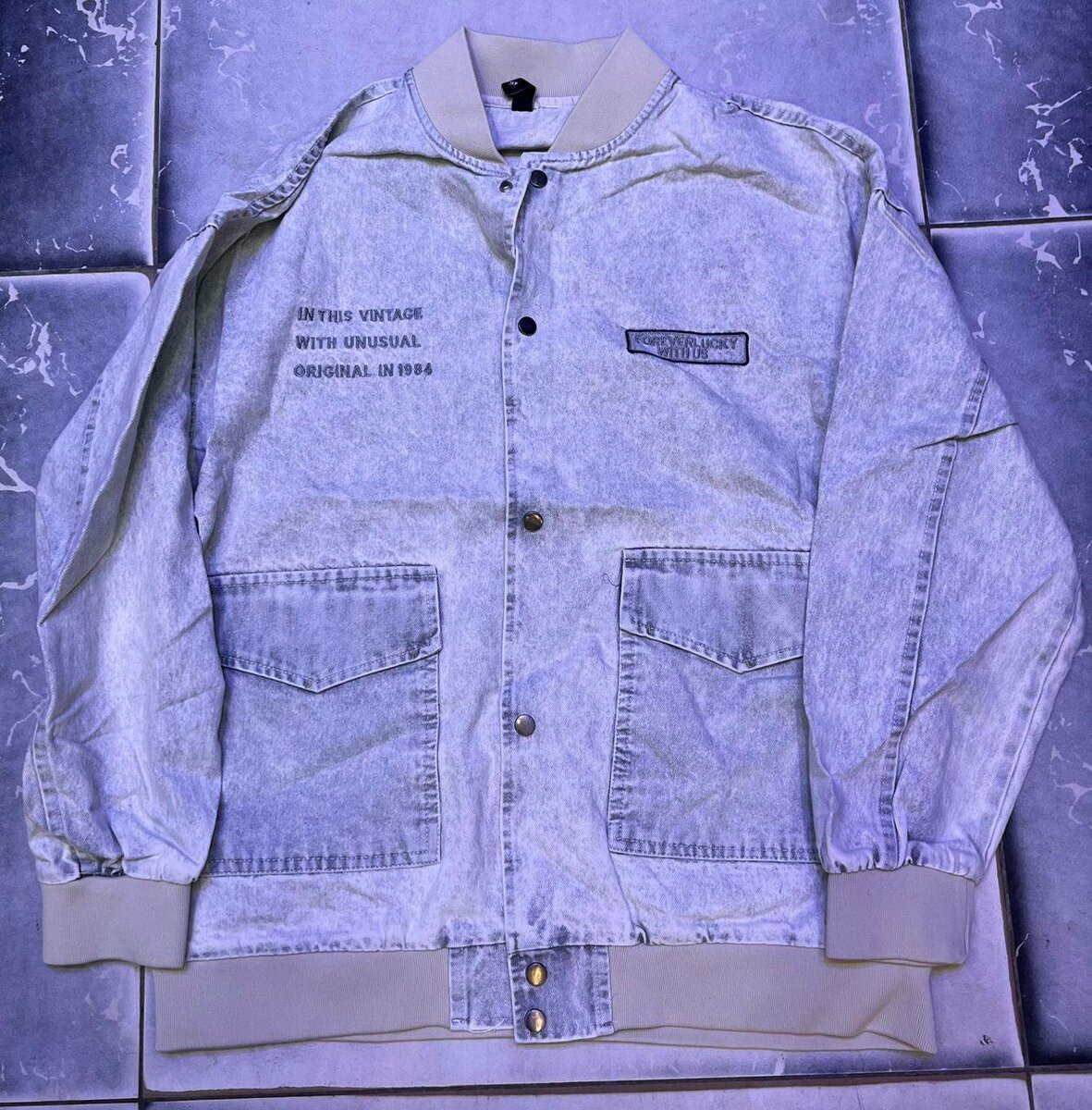 Veste en jeans homme