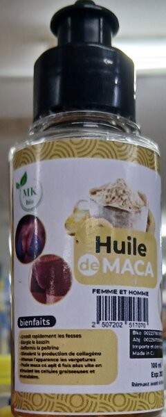 Huile de Maca 100% Bio