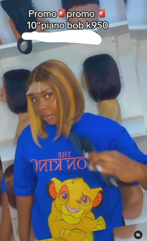 Beautiful and elegant women's wig