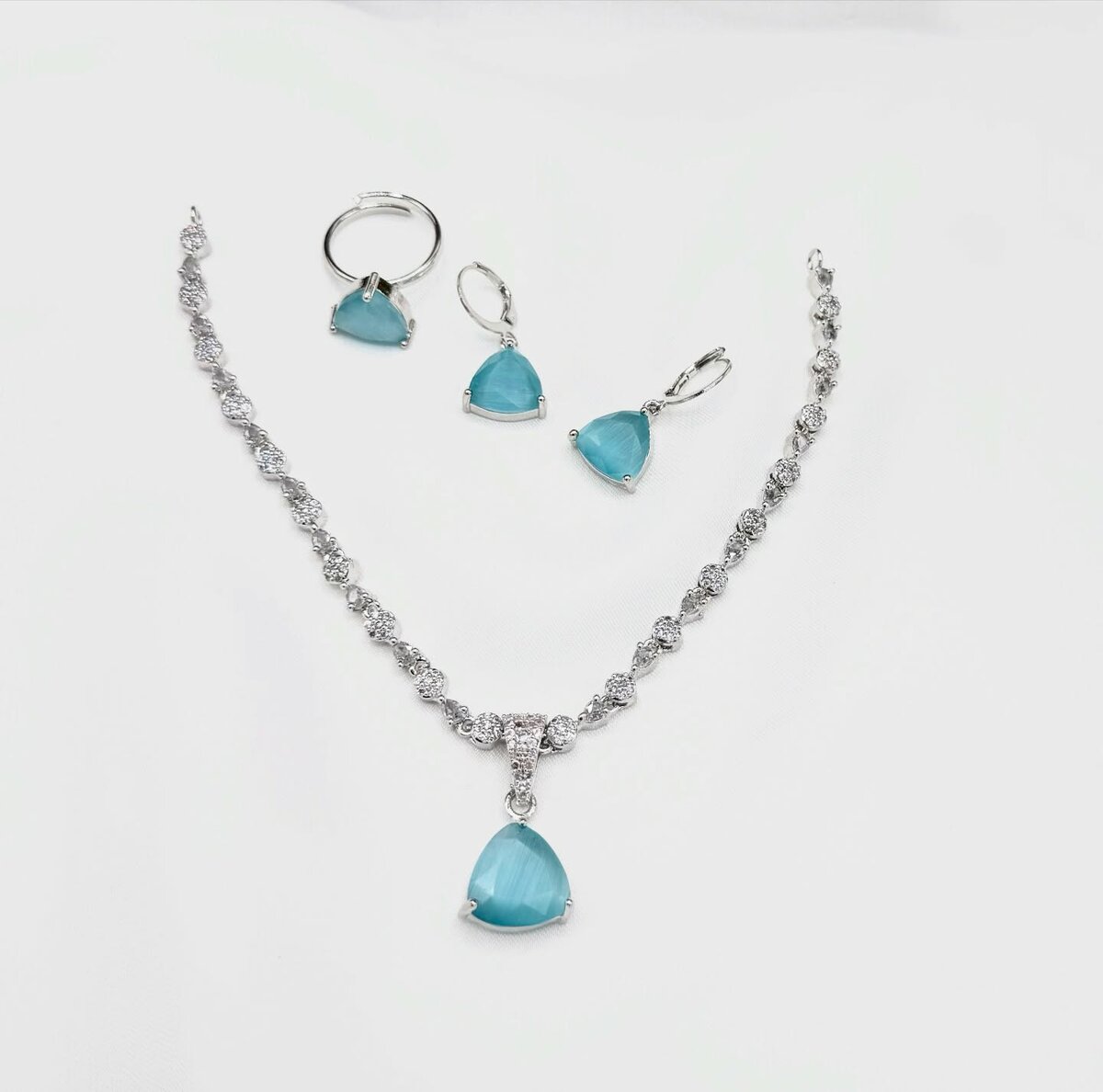 American Diamond 1 karat combo sets