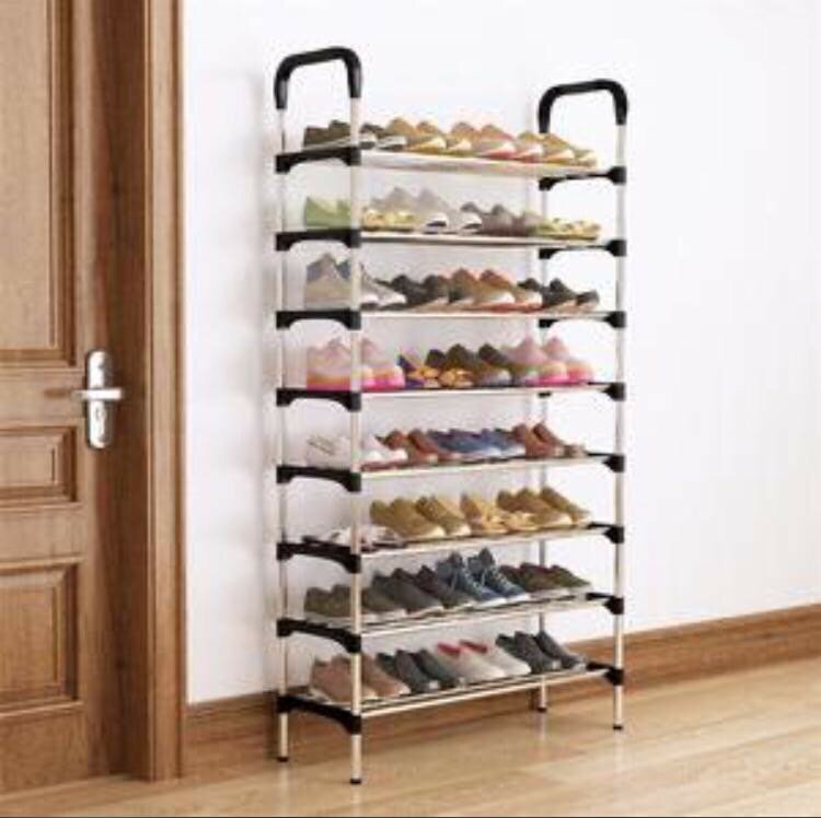 Foldable shoe rack