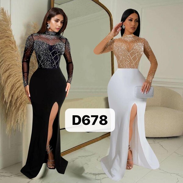 Robe soirée élégante longue